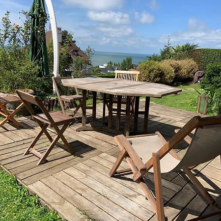 Grand Rez De Jardin-Terrasse Avec Vue Sur La Mer - 2 Chambres บลอนวิลล์-ซัวร์-แมร์ ภายนอก รูปภาพ